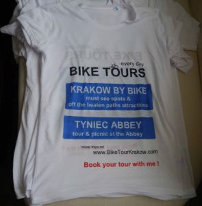 Koszulki reklamowe - bike tour