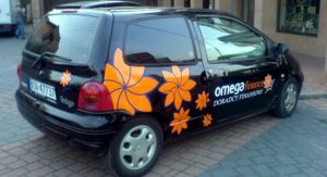 Omega Finance - zestaw oznakowania firmowego