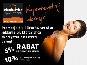 Promocja jak na firmę reklamową przystało...