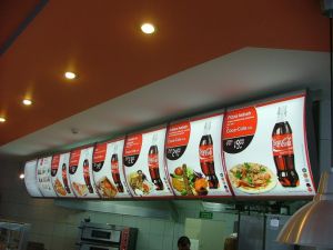 KASETON MENU menuboardy  na plakaty do gastronomii