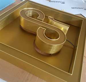 Litery 3D LED