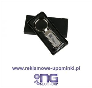 Brelok metalowy z logo