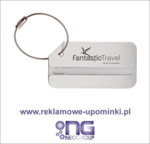 Etykieta bagażowa z logo