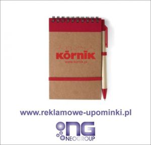 Notatnik z długopisem