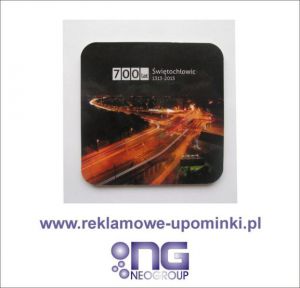 Podkładka pod szklankę z logo