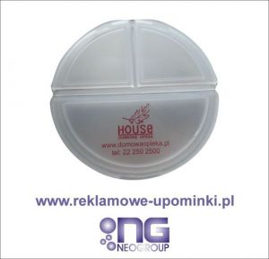 Pojemnik na tabletki z logo