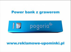 .Power bank z grawerem