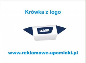 Krówka z logo