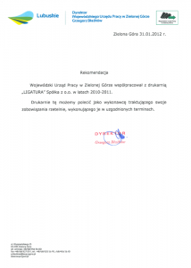 Wojewódzki Urząd Pracy w Zielonej Górze