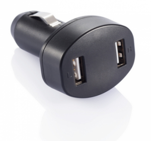 Przenośna ładowarka samochodowa 2 x USB