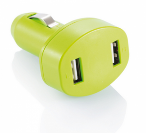 Przenośna ładowarka samochodowa 2 x USB