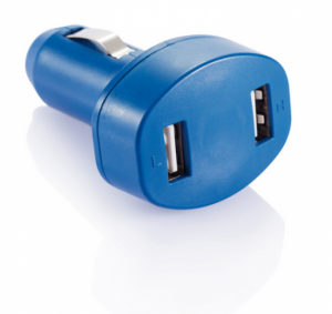 Przenośna ładowarka samochodowa 2 x USB