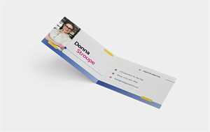 Wizytówki składane