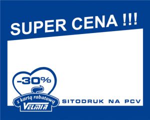 cenówki,etykiety  z tworzywa