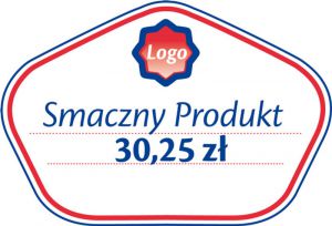 cenówki,etykiety  z tworzywa