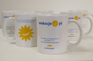 Ceramika reklamowa z nadrukiem / kubki / filiżanki