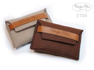 Filcowe portfele, etui na karty kredytowe i wizytowniki
