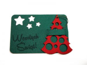 Świąteczne Upominki z Filcu! - kartki świąteczne