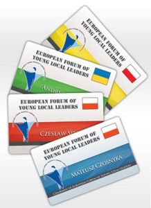 Nadruk full kolor na kartach plastikowych, identyfikatorach
