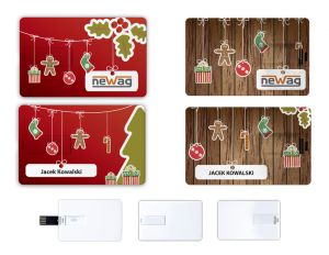 Pendrive/USB z nadrukiem świątecznym