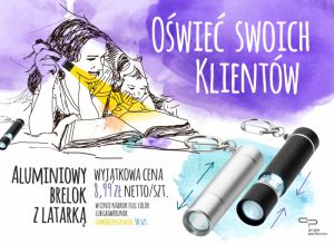 PROMOCJA - brelok z latarką
