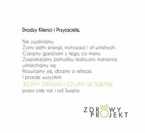 Życzenia świąteczne 