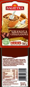 Etykieta na granole
