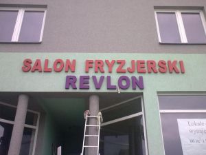 LITERY i LOGA ZE STYRODURU