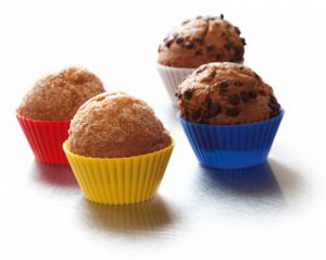 Silikonowe foremki do muffinów