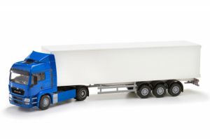 Reklamowe samochody TIR-zabawki w skali 1:25 z nadrukiem