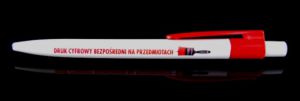 Długopis plastikowy z pełnokolorowym nadrukiem