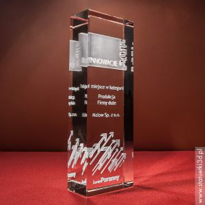 Statuetka szklana