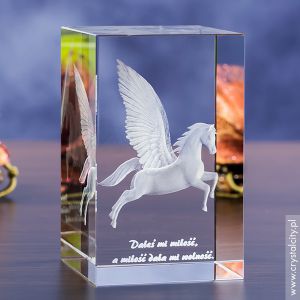 Prezent dla szefa • Pegaz 3D • Personalizowana statuetka 3D