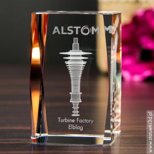 Statuetki dla firmy - grawerowanie 3D