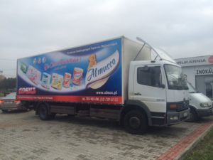Oklejanie samochodów ciężarowych