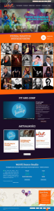Strona internetowa szkoły tańca Wave Dance Studio