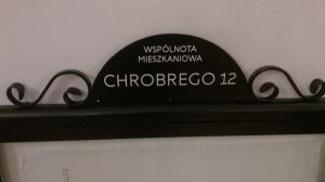 Gablota informacyjna, ogłoszeniowa malowana - ozdobna.