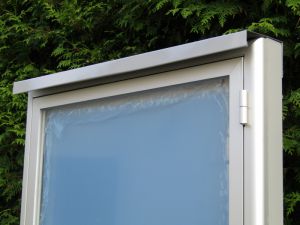 Gablota ogłoszeniowa - informacyjna zewnętrzna 70x100 stojąca