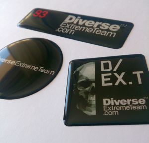 Naklejki 3D dla Diverse