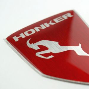 Naklejki wypukłe 3D na folii szczotkowane aluminium