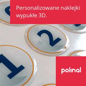 Naklejki 3D cyfry