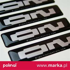Naklejki 3D z logo