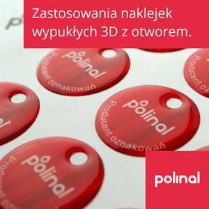Naklejki 3D z otworem