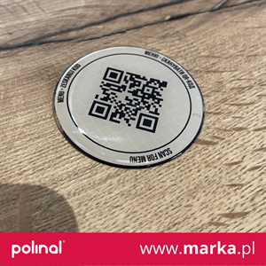 Naklejki 3D z QR kodem