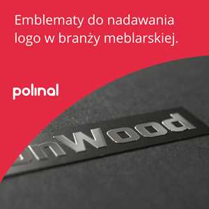 Naklejki logo na meble