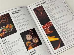Menu w formie katalogu