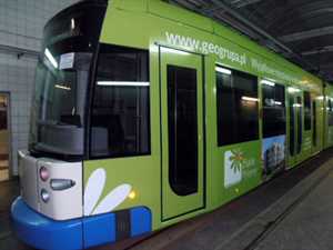 Oklejanie tramwajów