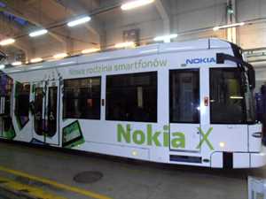 Oklejanie tramwajów