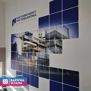 Druk ścienny w firmie
