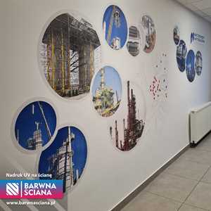 Druk ścienny w firmie